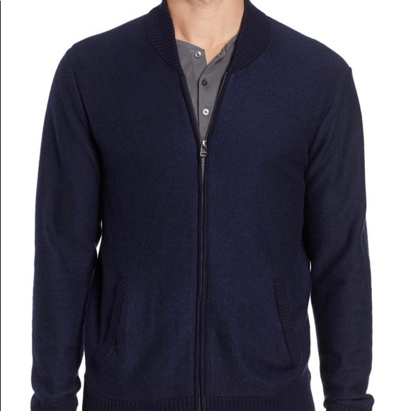 Bonobos Other - Bonobos Cotton & Cashmere Bomber  Sweater Size L